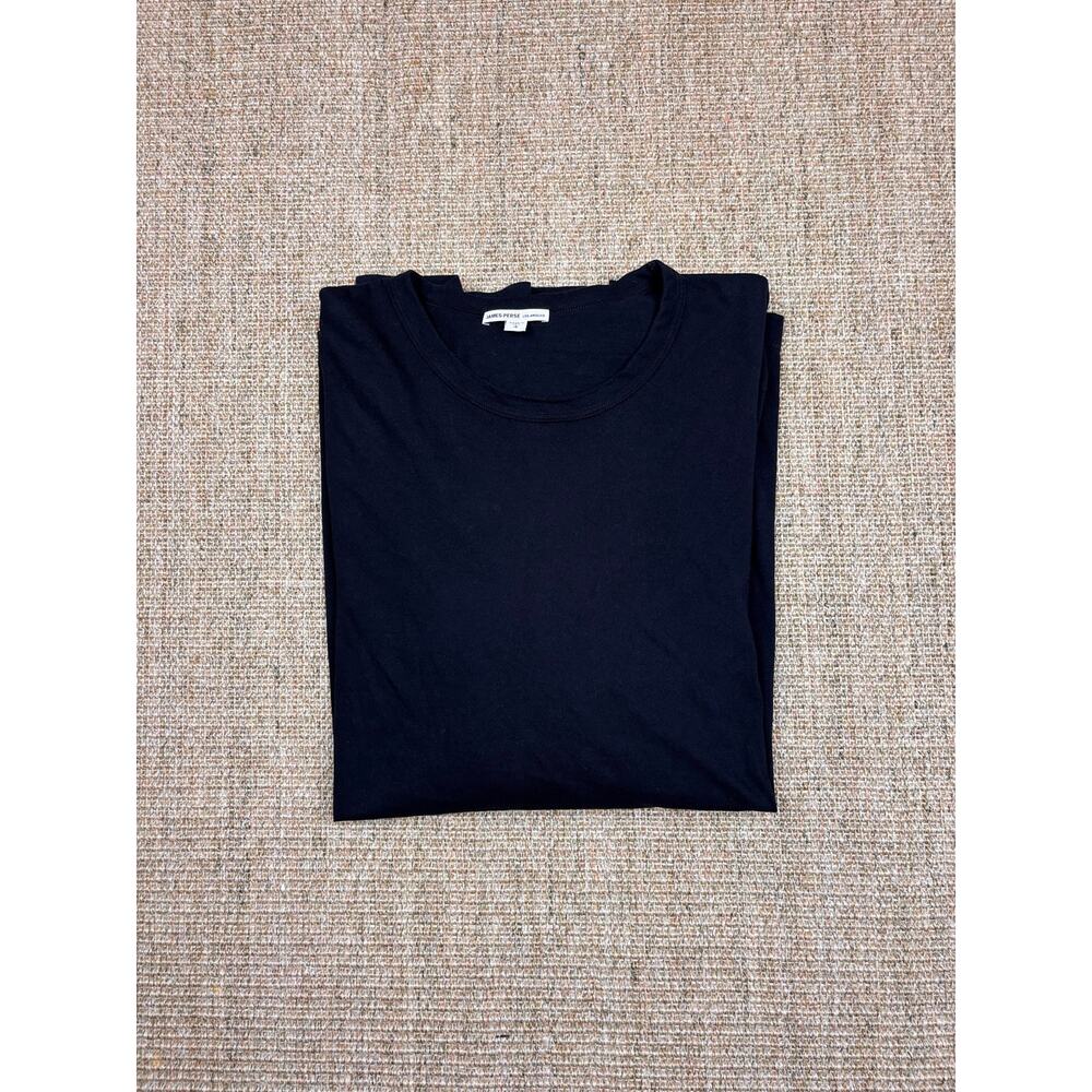 🖤 James Perse Long Sleeve Crew Tee | Size 4 (L/XL) | Black